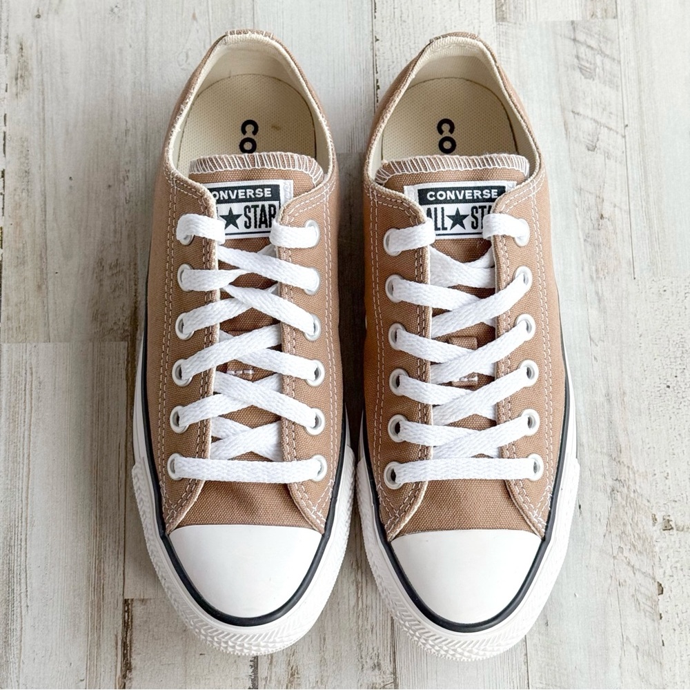 Converse Chuck Taylor All Star Low Top Hot Tea Tan Sneakers Men 5 / Women 7 - Picture 3 of 15